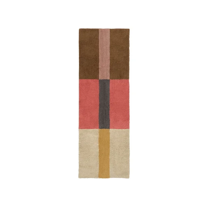 Vlněný běhoun Chroma Spiced Coral 80x230 cm Lorena Canals