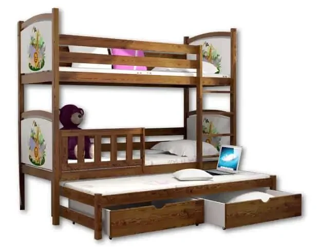 Vomaks patrová postel s přistýlkou PPV 005