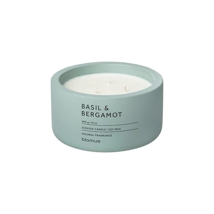 Vonná sojová svíčka Fraga Basil & Bergamot