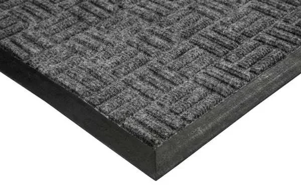 Vstupní čistící rohož s cik-cak vzorem 60x90 cm šedá