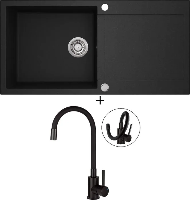 Výhodný set Aquastone QUADRA 100 a Deante NEO LUNO BOC N72M