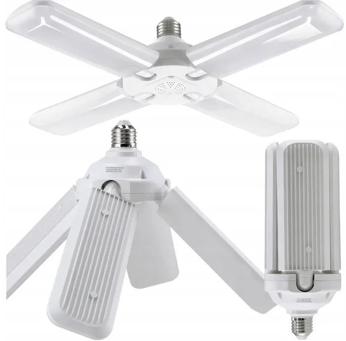 Výkonná LED žárovka BERGE - 52W E27 - 5200lm - 4000K neutrální bílá