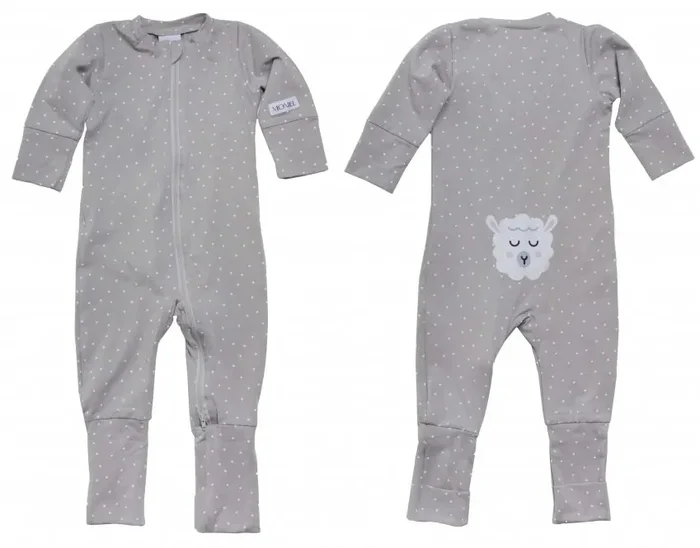 Vylen Minideckfloor a overal s beránkem šedá s puntíky 56