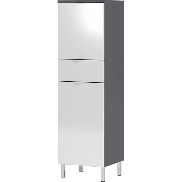 Vysoká koupelnová skříňka Mauresa 34x120 cm