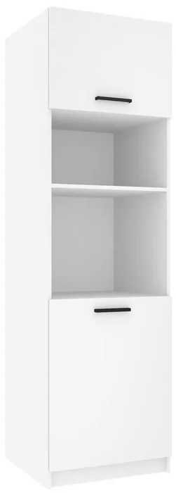 Vysoká vestavná skříňka Belini 60 cm pro troubu bílá mat