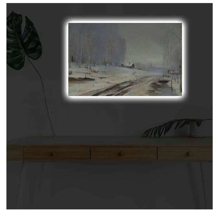 Wallity Obraz 70x45 cm s LED osvětlením