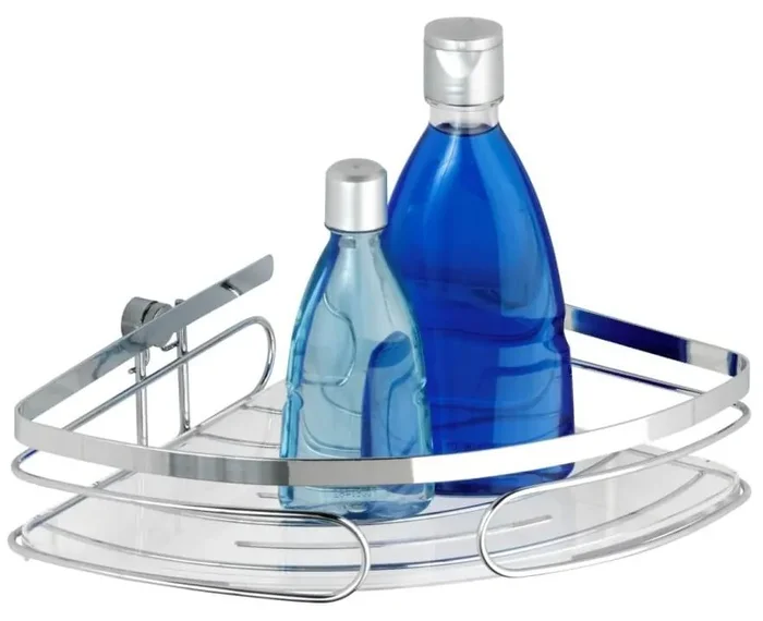 WENKO Rohová Kovová Polička bez Vrtání Premium