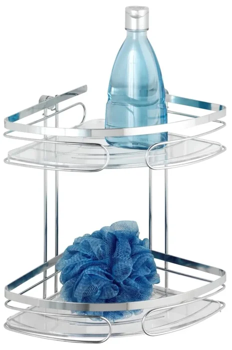 WENKO Rohová Kovová Polička bez Vrtání Premium