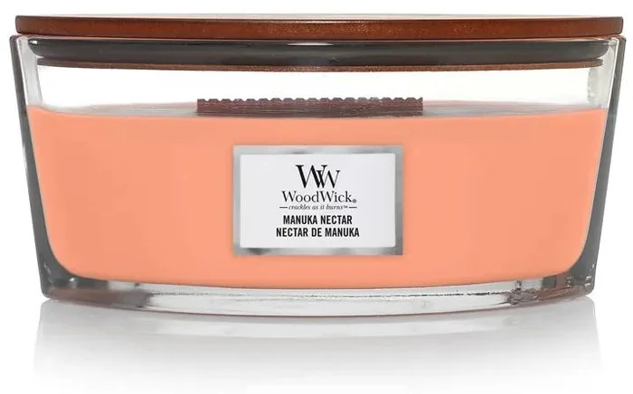 WoodWick Manuka Nectar vonná svíčka 453g s dřevěným knotem