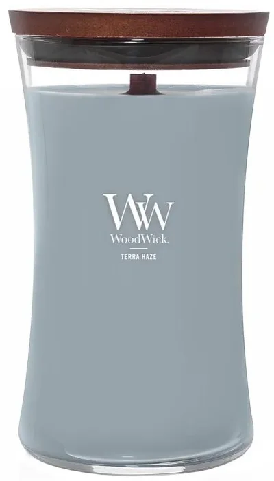 WoodWick Velká vonná svíčka Terra Haze 610 g