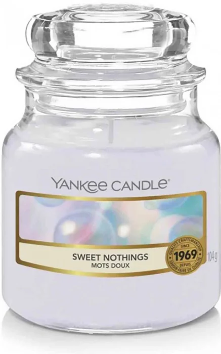 Yankee Candle Classic Sweet Nothings - Malá vonná svíčka ve skle 104 g