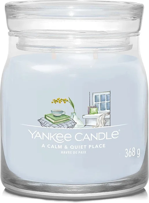 Yankee Candle Signature Calm & Quiet Place – elegantní vonná svíčka 368 g