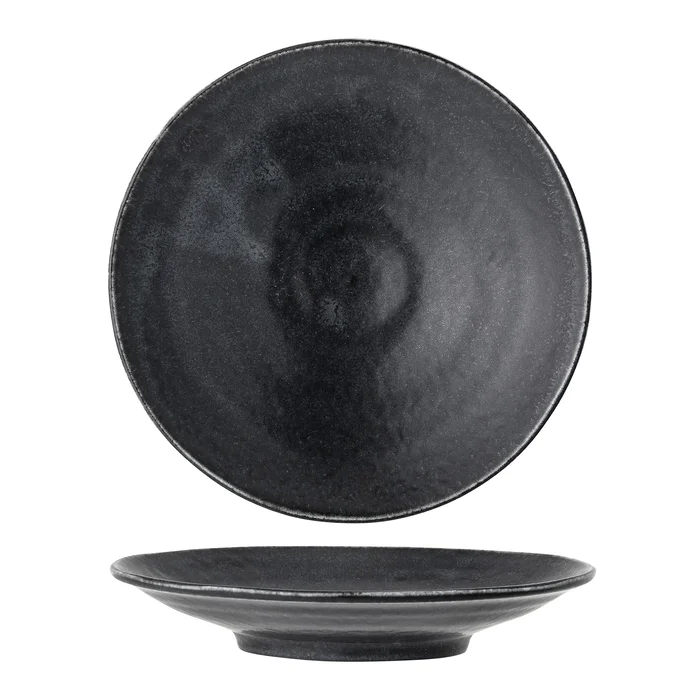 Yoko Černý porcelánový talíř