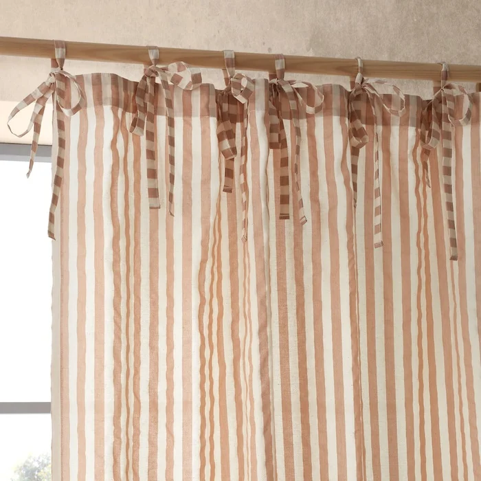 Záclona Zanzibar Stripe Terakotová 140x183 cm