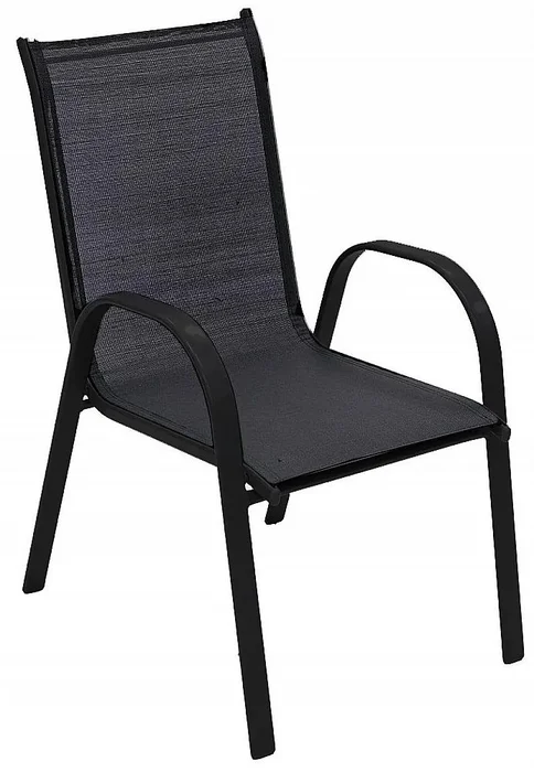 Zahradní kovové křeslo Gloria černé