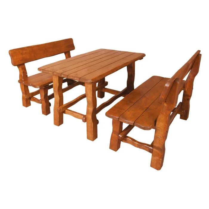 Zahradní stůl DISTICHA 200 – masiv olše/teak