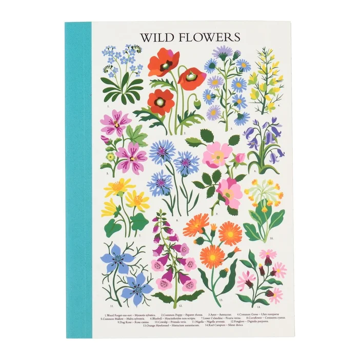 Zápisník Wild Flowers A6