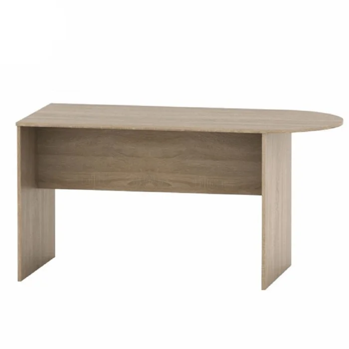 Zasedací stůl s obloukem TEMPO ASISTENT NEW 022, 150x70x76 cm, dub sonoma