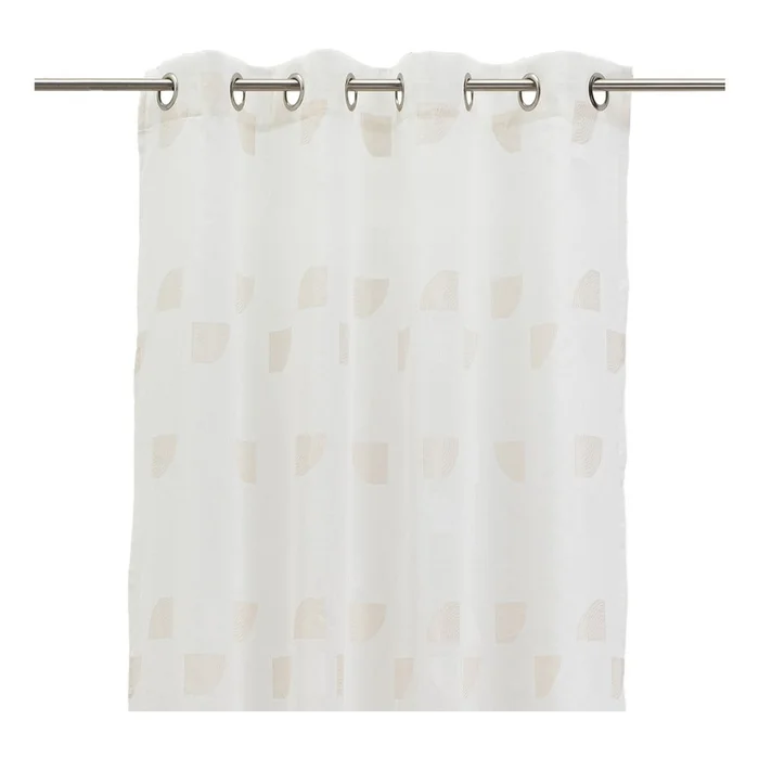 Závěs z žakáru v béžové barvě 140x260 cm