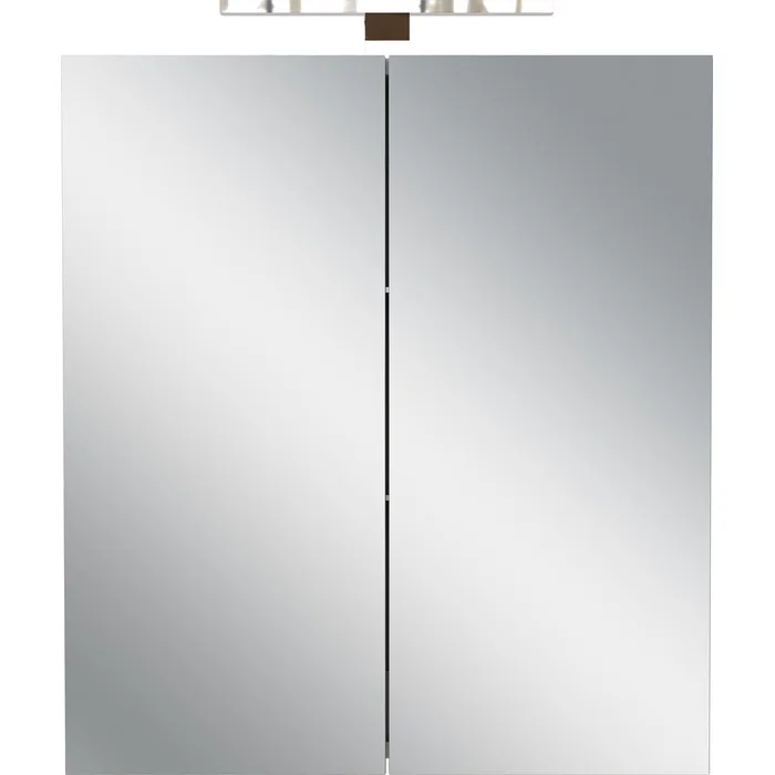 Závěsná koupelnová skříňka Arcena s LED zrcadlem 60x71 cm