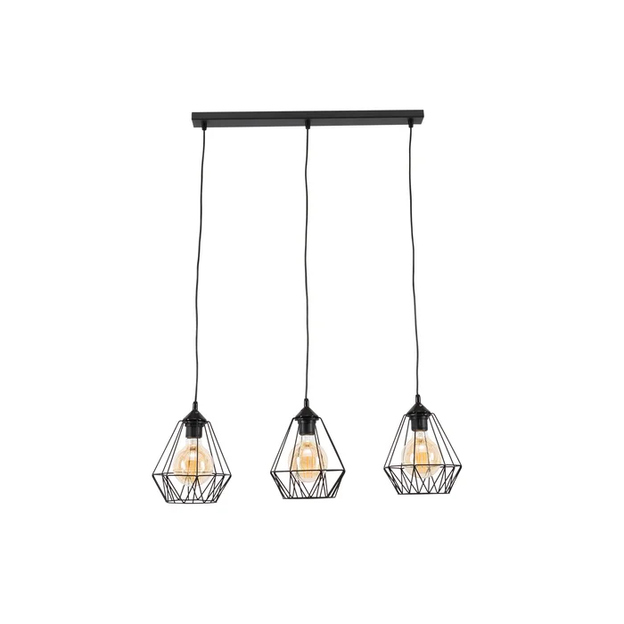 Závěsná lampa Benigne černá