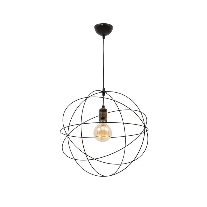 Závěsná lampa Olinto černá