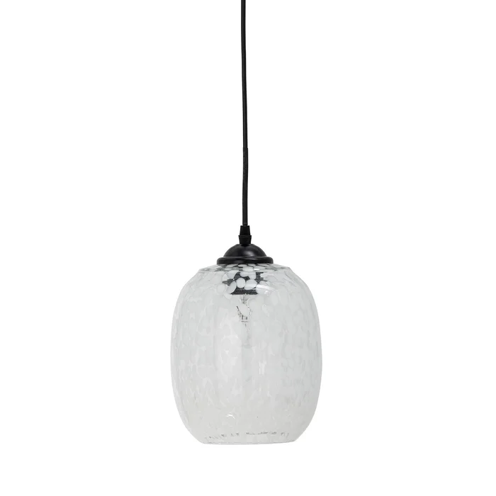 Závěsná skleněná lampa Gisele