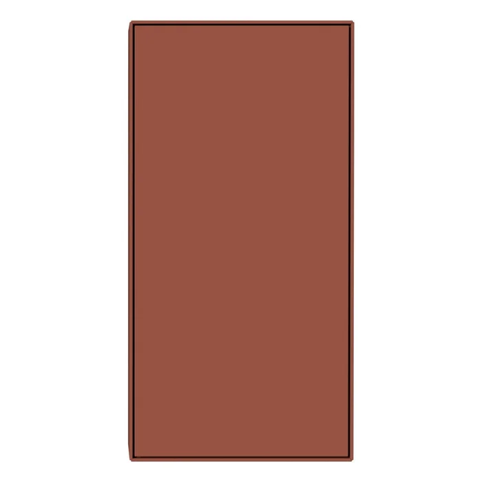 Závěsná skříňka Edge v cihlové barvě 46x91 cm