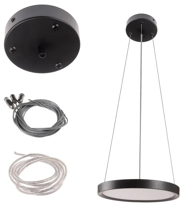 Závěsné lanko pro LED svítidla PANKA černé