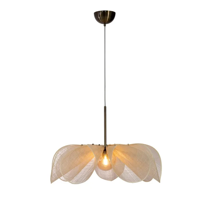 Závěsné svítidlo Styrka 75 cm béžové