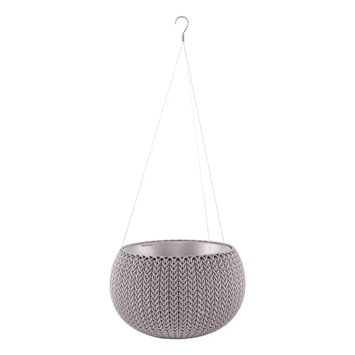 Závěsný plastový květináč 36 cm Cozy