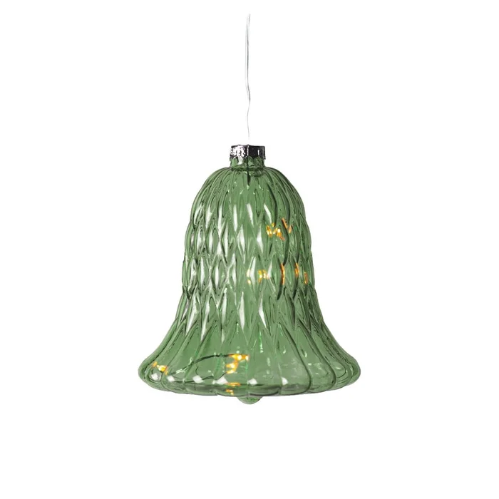 Zelená LED dekorace Luna Sirius 9 cm
