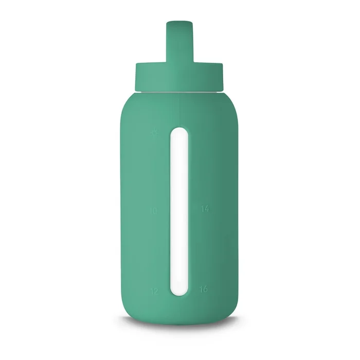 Zelená skleněná cestovní lahev 720 ml Frosted Green Muuki
