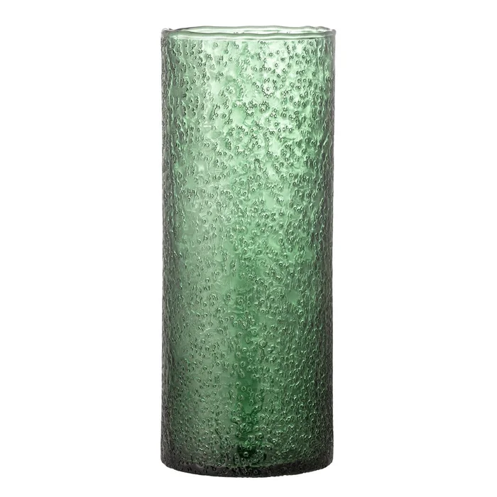 Zelená váza Zenta, 32 cm