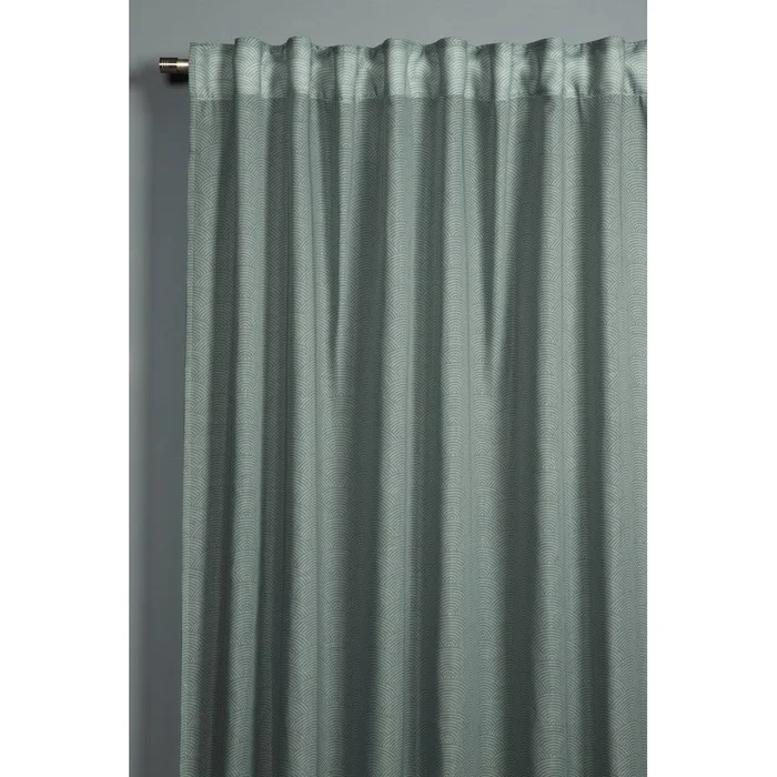 Zelená záclona 135x245 cm Zen Silence