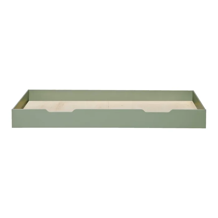 Zelená zásuvka pod postel WOOOD Nikki 200x90 cm