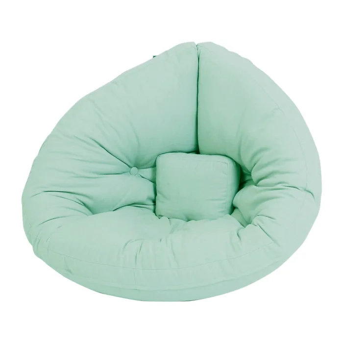 Zelené dětské relaxační křesílko Mini Nido