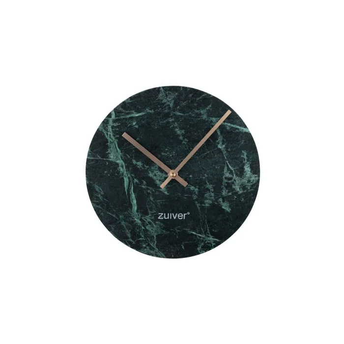 Zelené nástěnné hodiny Zuiver Marble Time