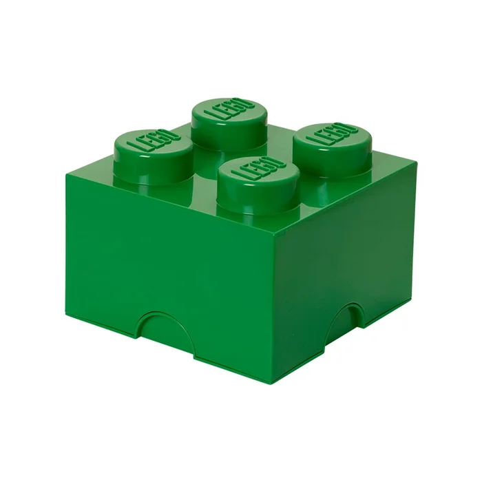 Zelený čtvercový úložný box LEGO®