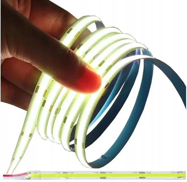 Zelený LED pásek COB 12V 50m
