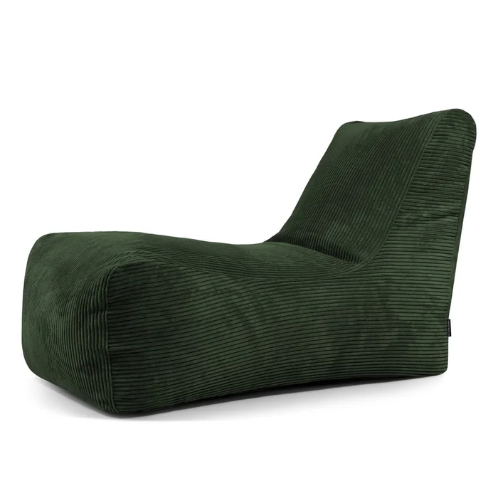 Zelený manšestrový sedací vak Lounge
