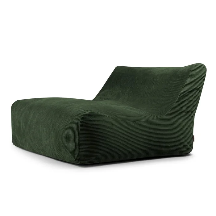Zelený manšestrový sedací vak Sofa Lounge