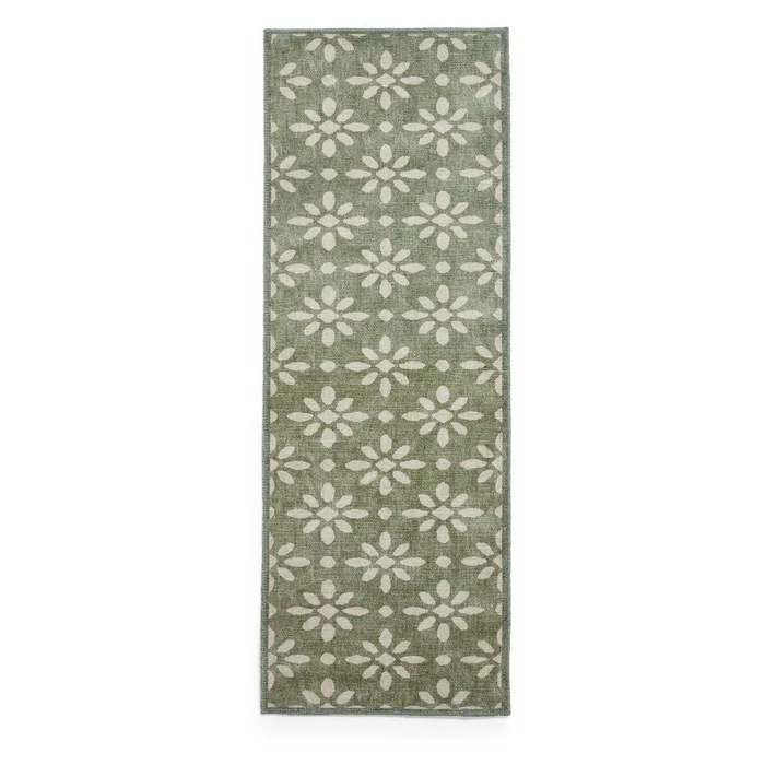 Zelený pratelný běhoun 76x230 cm Coral Green