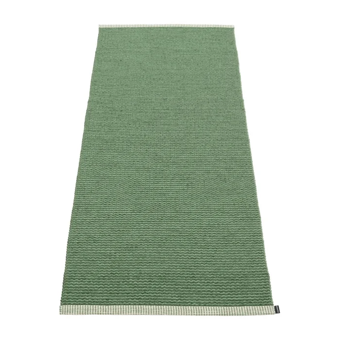 Zelený venkovní a vnitřní běhoun Mono Leaf Oregano 60x150 cm