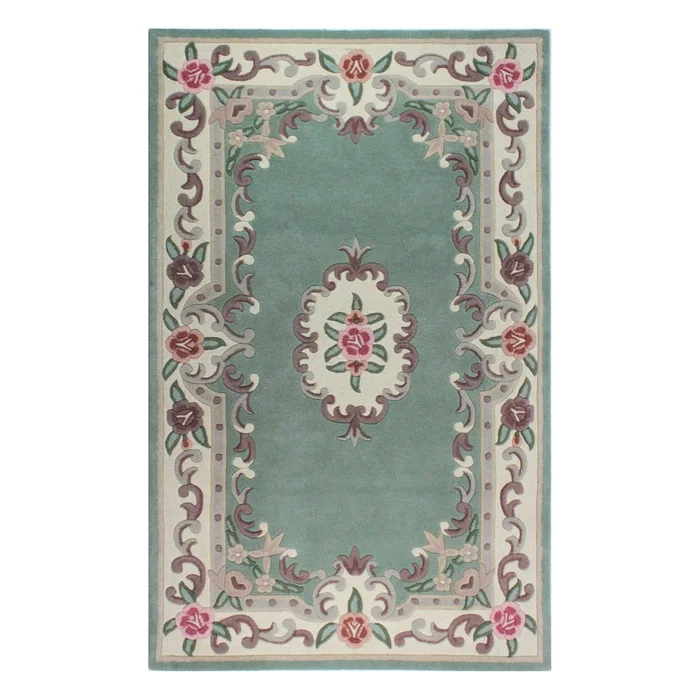 Zelený vlněný koberec Flair Rugs Aubusson 150x240 cm