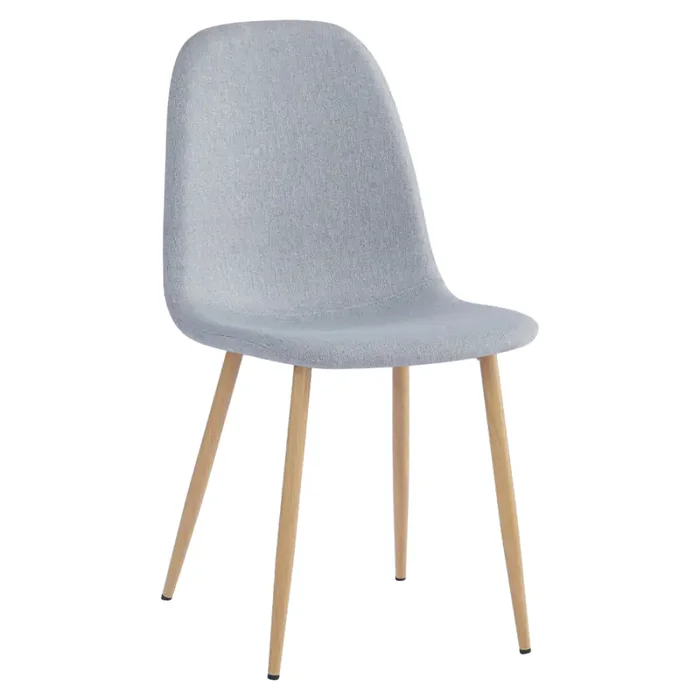 Židle LEGA NEW – světle šedá a buk