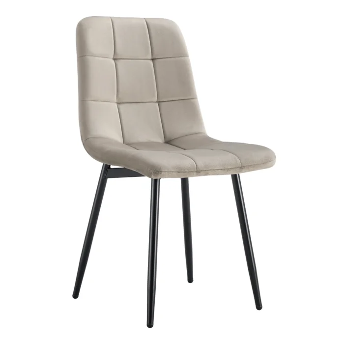 Židle RAMITA Typ 3 Velvet Taupe/Černá