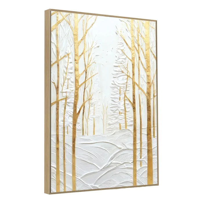 Zimní stromové motivy 60x90 cm