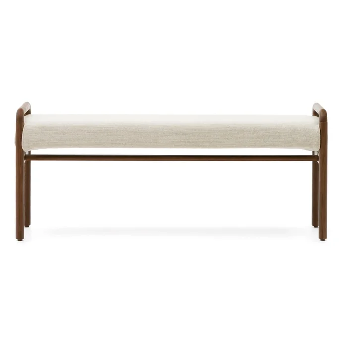 Žinylková lavice Macaret s přírodní nebo krémovou úpravou