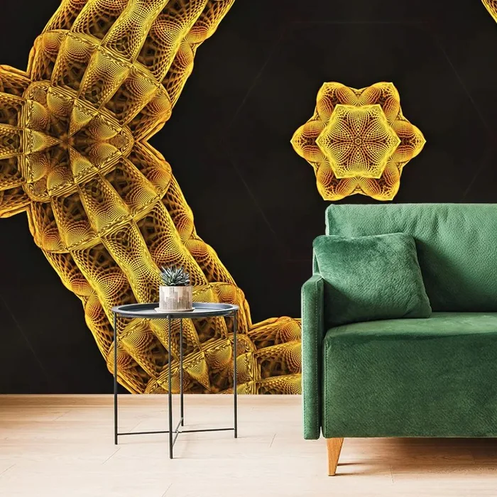 Zlatá Mandala Tapeta